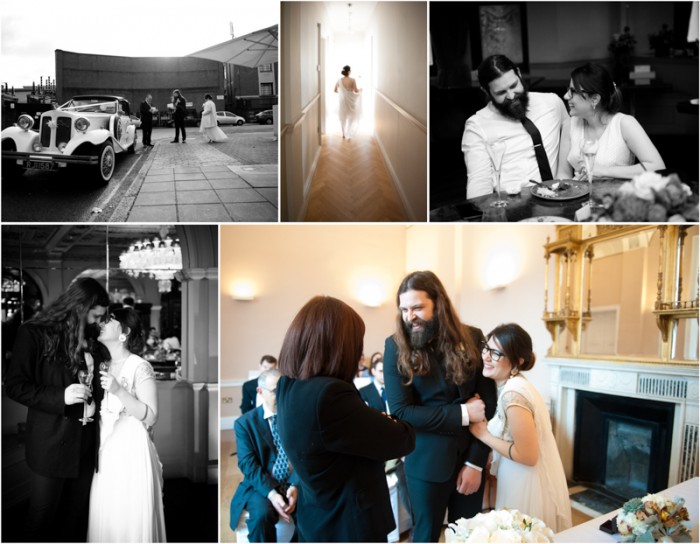 A selection of photographs from a wedding at Crocker's Folly in St Johns Wood