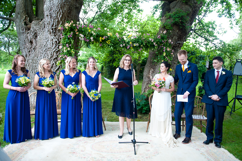 Humanist wedding at Ridge Farm studios